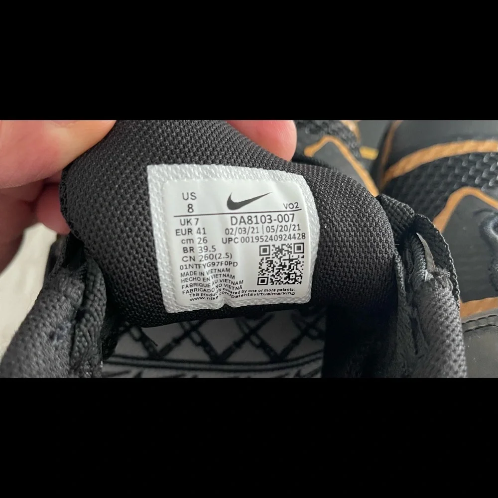 Nike Metcon 7 Mat Fraser Black & Gold CrossFit Sneakers *NIB* - Picture 7 of 10